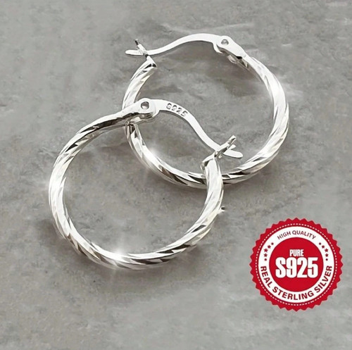 1pair hypoallergenic twisted