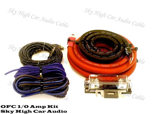 Oversized ofc awg - 1/0, amp